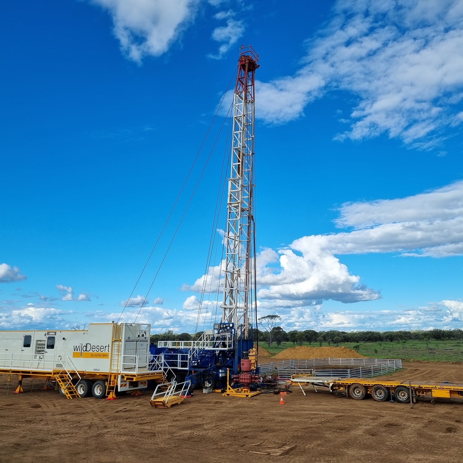 Workover rig operating at Glenaras